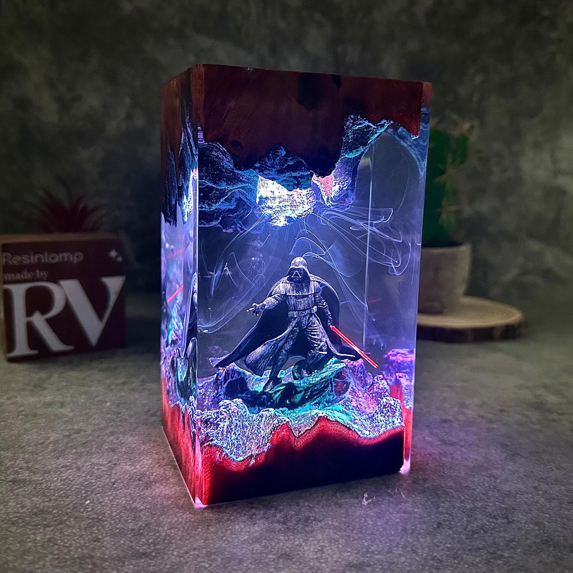 Vader Resin Lamp